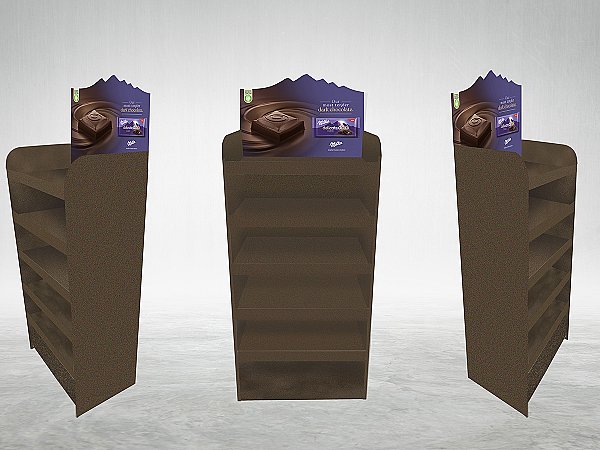 Milka stendo vizualizacijos